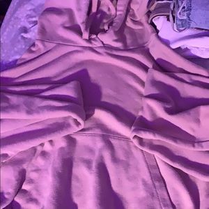 pink cropped DIVIDED sweater